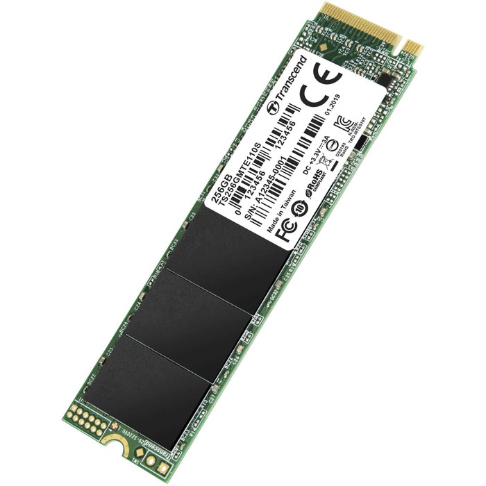 Накопитель SSD Transcend PCI-E 3.0 x4 256GB TS256GMTE110S M.2 2280 - фото 51432279