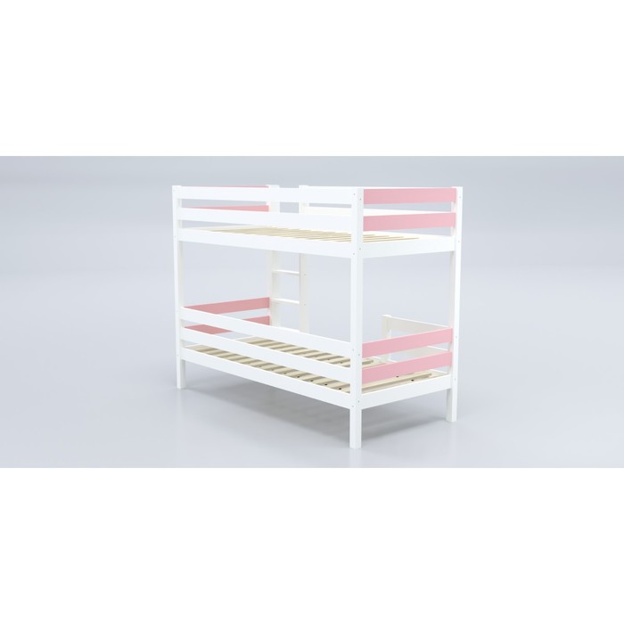 Кровать «Савушка»-01, 2-ярусная, цвет розовый, 90х200 см - фото 1909324170