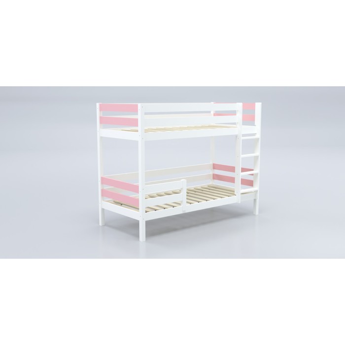 Кровать «Савушка»-01, 2-ярусная, цвет розовый, 90х200 см - фото 1909324171