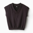 Жилет женский MINAKU:Casual Collection цвет шоколад, р-р 46-48 - Фото 6