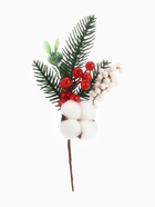 Еловая ветка декоративная «Зимнее волшебство. Грёзы», 21 см (комплект 2 шт) - фото 60125157