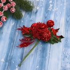 Еловая ветка декоративная «Зимнее волшебство. Грёзы», 16 см - Фото 4