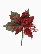 Еловая ветка декоративная «Зимнее волшебство. Грёзы», 16 см - Фото 5