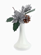 Еловая ветка декоративная «Зимнее волшебство. Грёзы», 16 см - Фото 7