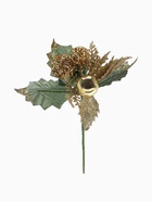 Еловая ветка декоративная «Зимнее волшебство. Грёзы», 16 см (комплект 2 шт) - фото 60125168