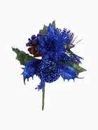 Еловая ветка декоративная «Зимнее волшебство. Грёзы», 15 см - Фото 4