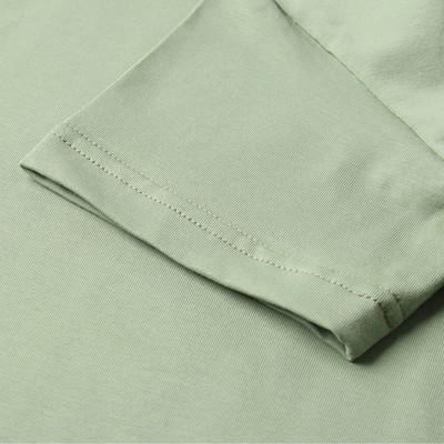 Футболка детская однотонная MINAKU: Casual Collection, цвет хаки, рост 128 см