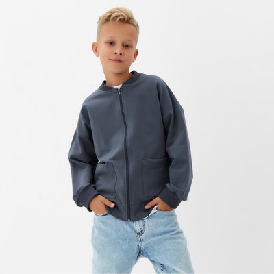 Джемпер для мальчика MINAKU, графит, рост 122 см