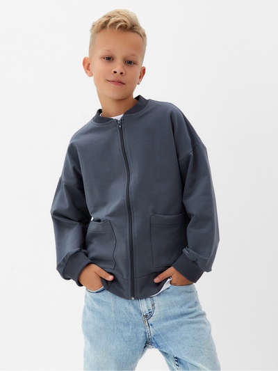 Джемпер для мальчика MINAKU, графит, рост 122 см