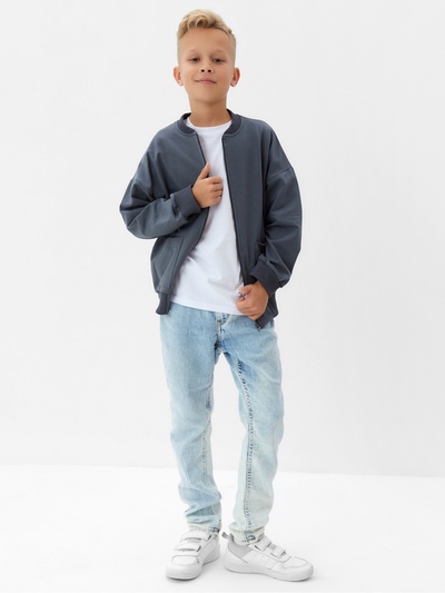 Джемпер для мальчика MINAKU, графит, рост 122 см