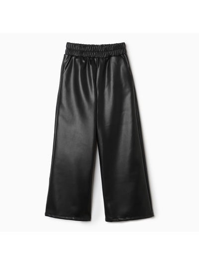 Брюки прямые для девочки KAFTAN, размер 30 (98-104 см), чёрные