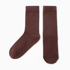 Носки женские длинные MINAKU, цв. коричневый, р-р 36-39 - фото 320214902