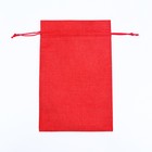 Мешок подарочный с термонаклейкой, 16 х 24 см, красный - Фото 3