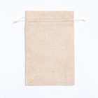 Мешок подарочный новогодний с термонаклейкой «Пингвин с подарками», 16×24 см - Фото 3