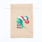 Мешок подарочный с термонаклейкой "Дракон", 16 х 24 см (комплект 5 шт) - фото 22932510