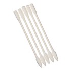 Ватные палочки 10 шт., индивидуальная упаковка, наконечник - спираль, острый, хлопок/бумага - Фото 5