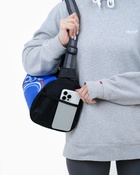 Сумка спортивная Sport, на молнии, боковой сетчатый карман, регулируемый ремень, маленькая, синяя - Фото 8