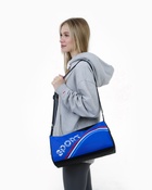 Сумка спортивная Sport, на молнии, боковой сетчатый карман, регулируемый ремень, маленькая, синяя - Фото 10