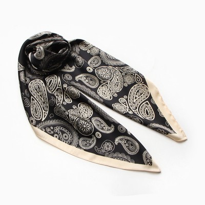 Платок женский MINAKU, размер 70×70 см, чёрный