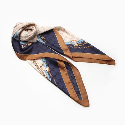 Платок женский MINAKU, размер 70×70 см, синий