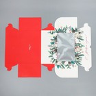 Коробка для капкейков складная с двусторонним нанесением «С Новым годом», 25 х 17 х 10 см, Новый год - Фото 9