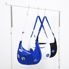 Сумка молодёжная 32×11×22 см, на молнии, с декоративными значками, белая - Фото 6