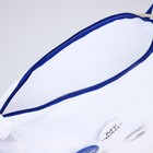 Сумка молодёжная 32×11×22 см, на молнии, с декоративными значками, белая - Фото 5