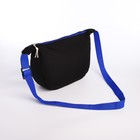 Сумка молодёжная на молнии, цвет чёрный - Фото 4