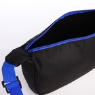 Сумка молодёжная на молнии, цвет чёрный - Фото 6