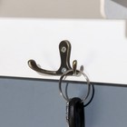Ключница с полкой "В гостях хорошо ..." коричневый цвет, 28х23х7,5 см - Фото 4