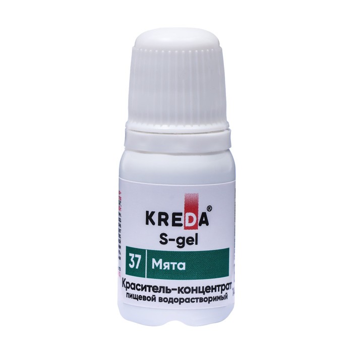 Краситель пищевой S-gel, универсальный "мята" 10 мл - Фото 1