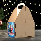Ящик для пива "Счастья и любви!" Дед Мороз, 25х16х15 см - фото 9932156
