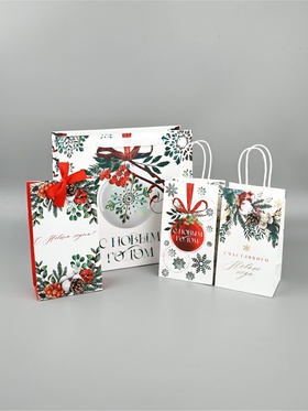 Набор новогодних пакетов «Новогодняя пора»