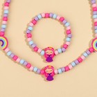 Бижутерия «Волшебная девочка» набор для девочек: браслет и бусы, 7 х 9 см - Фото 3