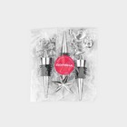 Набор пробок для бутылок Доляна «Новогодний», 3 шт., серебристый - Фото 5