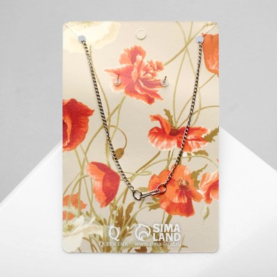 Гарнитур 2 предмета: кулон, серьги «Божья-Коровка» цвет чернёное серебро, 40 см