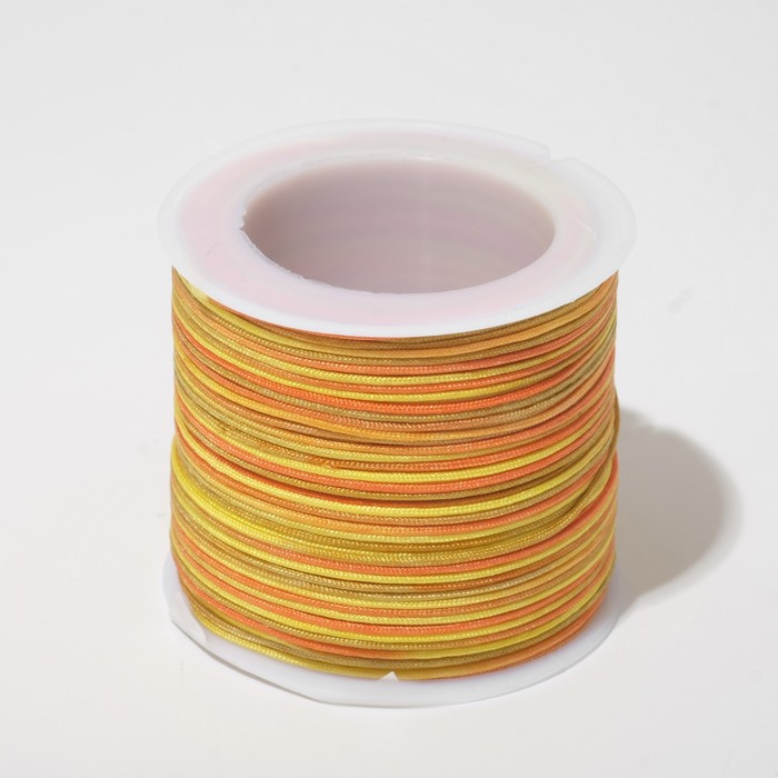 Шнур нейлоновый «Самоцвет» светлый, d=0,8 мм L=50 м, цветной - Фото 1