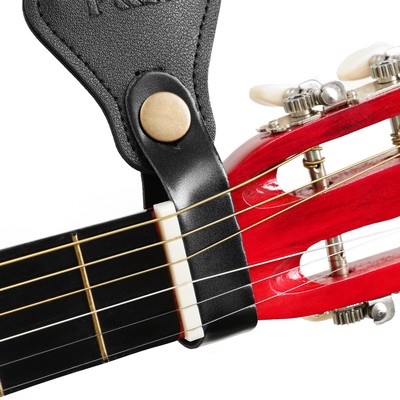 Держатель ремня на гриф Music Life, 20×1.5 см, черный