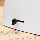 Метроном механический Gleam, белый, 40-408 ударов в минуту, 21×10×12 см - Фото 4