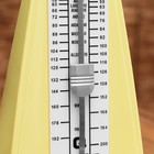 Метроном механический Gleam, желтый, 40-408 ударов в минуту, 21 х 10 х 12 см, - Фото 3