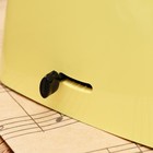 Метроном механический Gleam, желтый, 40-408 ударов в минуту, 21 х 10 х 12 см, - Фото 4