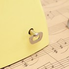 Метроном механический Gleam, желтый, 40-408 ударов в минуту, 21×10×12 см - Фото 5