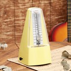 Метроном механический Gleam, желтый, 40-408 ударов в минуту, 21×10×12 см - Фото 7