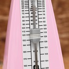 Метроном механический Gleam, розовый, 40-408 ударов в минуту, 21 х 10 х 12 см, - Фото 3