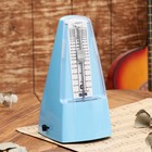 Метроном механический Gleam, синий, 40-408 ударов в минуту, 21×10×12 см - Фото 7