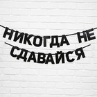 Гирлянда на ленте «Не сдавайся», длина 220 см - Фото 2