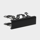 Салфетница Magistro «Дракон», 14×4×9 см, чёрная - Фото 4