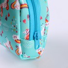 Брелок «Рюкзак-зайка», 10 см, цвет голубой - Фото 4