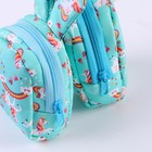 Брелок «Рюкзак-зайка», 10 см, цвет голубой - Фото 6