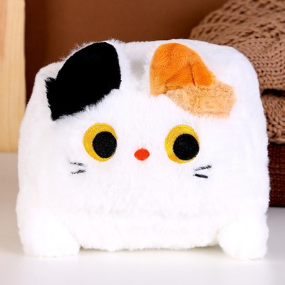 Мягкая игрушка «Кот», 18 см, белая
